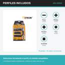 Identificación visual de los perfiles incluidos del SKU 250534