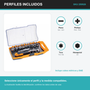 Identificación visual de los perfiles incluidos del SKU 250926