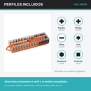 Identificación visual de los perfiles incluidos del SKU 250929