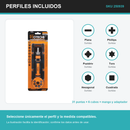 Identificación visual de los perfiles incluidos del SKU 250939