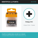 Identificación visual de la punta del SKU 251053