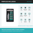 Identificación visual de los perfiles incluidos del SKU 251138
