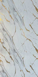 Panel Decorativo Mármol PVC Calacatta Dorado 3 mm
