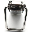 Cerradura de palanca con resorte. Largo 136mm, Ancho 40mm Acero Inox (1 Und).