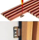 Clip sujetador instalacion de Lamina Panel acanalado de WPC Y PS Interiores para paredes y techos (50 pcs bag)