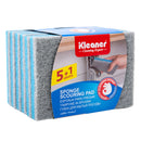 Esponjas multiusos (13×9cm). Pack de 6 unidades. Esponjas para fregar con fibra abrasiva.