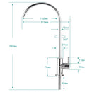 Grifo para filtros de osmosis inversa de alta calidad 1/4" conexión de tubo 5 años de garantia