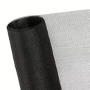 Rollo mosquitera negra 2.5mts x30mts largo  malla 18x18 anti-UV PP+PE resistente para ventanas y puertas