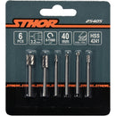 Juego De 6 Fresas Para Metal Con Vastago De 3.2 Mm 1/8"