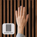 Lámina Acanalada Decorativa Teca 26 × 219 × 2900 mm