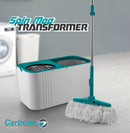 Trapeador SpinMop Transformer giratorio tina de 9L enjuague y secado por centrifuga