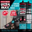 Adhesivo High Tack ULTRA PROMAX de 290 ml Color Negro