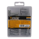 Set de Tornillos para Lámina y Anclajes Plásticos 60 Piezas - Imagen 2