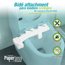 Accesorio bidé desmontable para asiento de inodoro. Paperless Cleaner