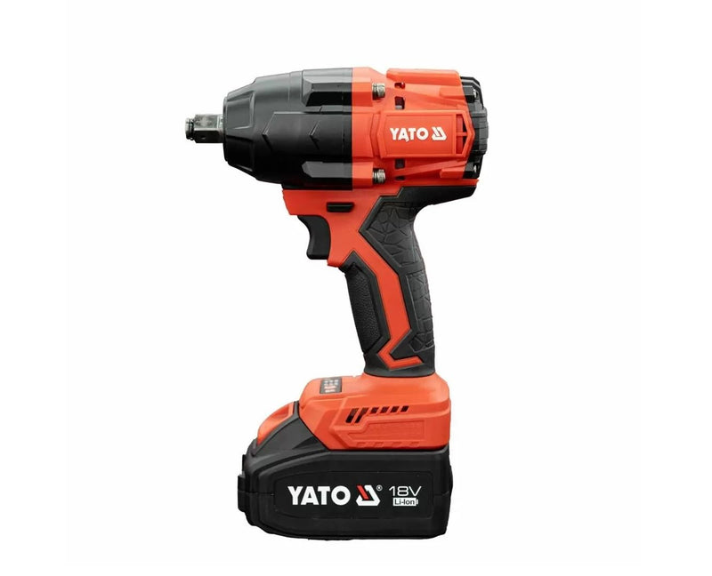 Llave De Impacto Sin Escobillas Inalámbrica De 18 V Y 350 N + Cargador De 2*4 Ah + 2,2 A