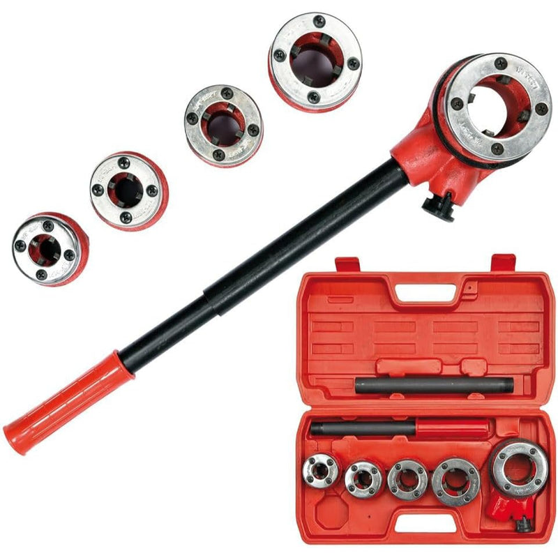 (E)Vorel Terrajas Para Tubos Con Ratchet (5 Terrajas Tubos
