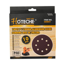 Disco de lijado 10PCS 7"/180mm con Velcro ~ Grano de 40 a 400