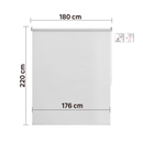 Persiana Roller Sun Screen BLANCO SLOOP INSPIRE