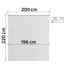Persiana Roller Sun Screen BLANCO SLOOP INSPIRE