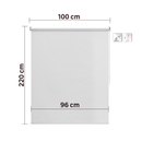 Persiana Roller Sun Screen BLANCO SLOOP INSPIRE