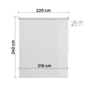 Persiana Roller Sun Screen BLANCO SLOOP INSPIRE