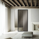 Puertas Corredizas Fantasma Ghost Para Marcos Aluminio Vidrio De 1 Hoja