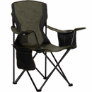Silla Plegable Color Negro De 45Cm X 50Cm X 80Cm Con Cooler Y Portavasos