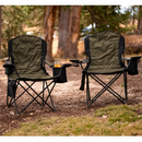 Silla Plegable Color Negro De 45Cm X 50Cm X 80Cm Con Cooler Y Portavasos