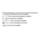 Juegos De Vasos De 26 Piezas 1/2''