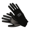 Guantes De Trabajo Nylon/Pu Black S. 9