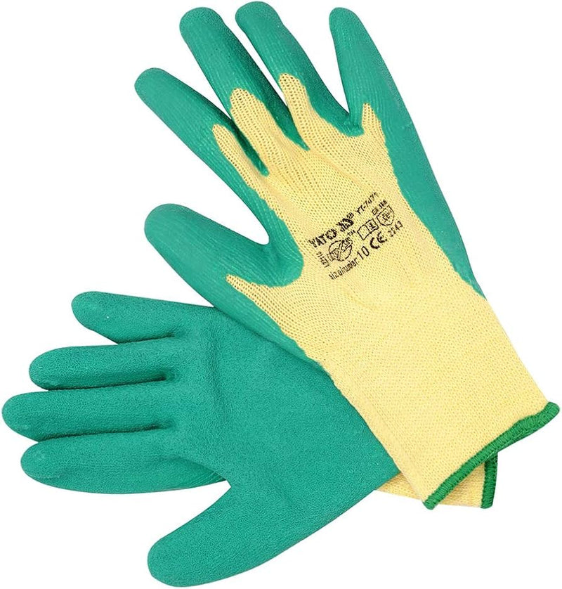 Guantes De Algodón / Pe Recubiertos De Látex