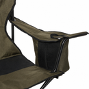 Silla Plegable Color Negro De 45Cm X 50Cm X 80Cm Con Cooler Y Portavasos