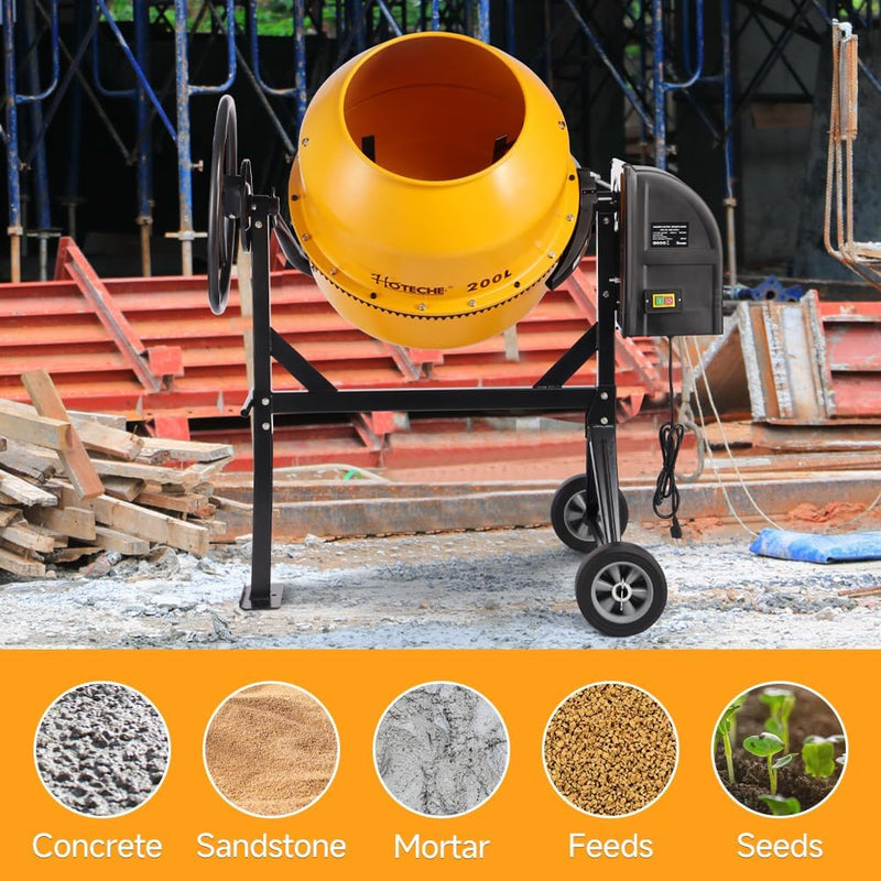 Mezclador de Concreto 120V-60HZ  (1/2 saco)