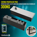 CIERRA PUERTA DE PISO 300 Kg Puertas De Hasta 1,45 Mt Largo Tapa Satinado 500000 Ciclos