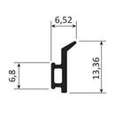 Junta Marco Exterior De 1.5 Mm. EPDM Alta Calidad. Se Vende Rollo De 150 Mts. Color Negro.