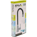 Grifo De Cocina Con Caño Flexible Negro/Blanco