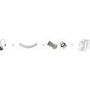 Grifo De Cocina Negro Flexible Blanco