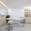 Panel Decorativo Mármol PVC  1.22m x 2.80m x 3mm Cuarzo Blanco (Línea económica) Láminas de PVC para paredes y techo..