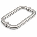 Tirador satinado de 19 x 152 mm para puerta de ducha