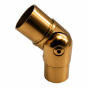 CODO Regulable, Largo, Para 42,4X1,5 Mm, Bronce Pulido 304SS-PVD
