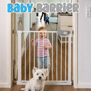 Barrera de Seguridad para Bebés y Mascotas, BABY BARRIER 76–84 cm, Blanca