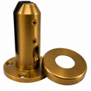 Soporte Baranda Vidrio Para  Vidrio 10-12 Mm, Bronce Pulido 304SS-PVD