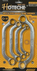 HO-Llave de anillo doble 5pcs tipo U