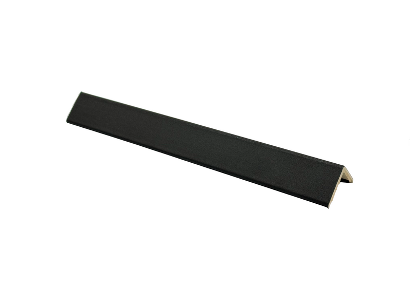 Ángulo para lámina acanalada decorativa WPC Matt Black