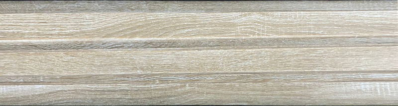 Lámina Acanalada Decorativa PS Clear Wood 12 x 120 x 2900 mm