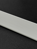 Ángulo para lámina acanalada decorativa WPC Textured White