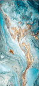 Panel Decorativo Mármol PVC Calacatta Blue Gold 3D 3mm