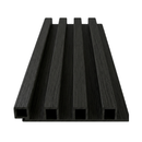 Lámina Acanalada Decorativa Negro Oscuro 26 × 219 × 2900 mm