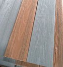 Piso Deck WPC Exteriores Dual Color Caoba / Gris