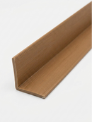Ángulo de Remate para Deck Teca Claro WPC 50 × 50 × 2900 mm